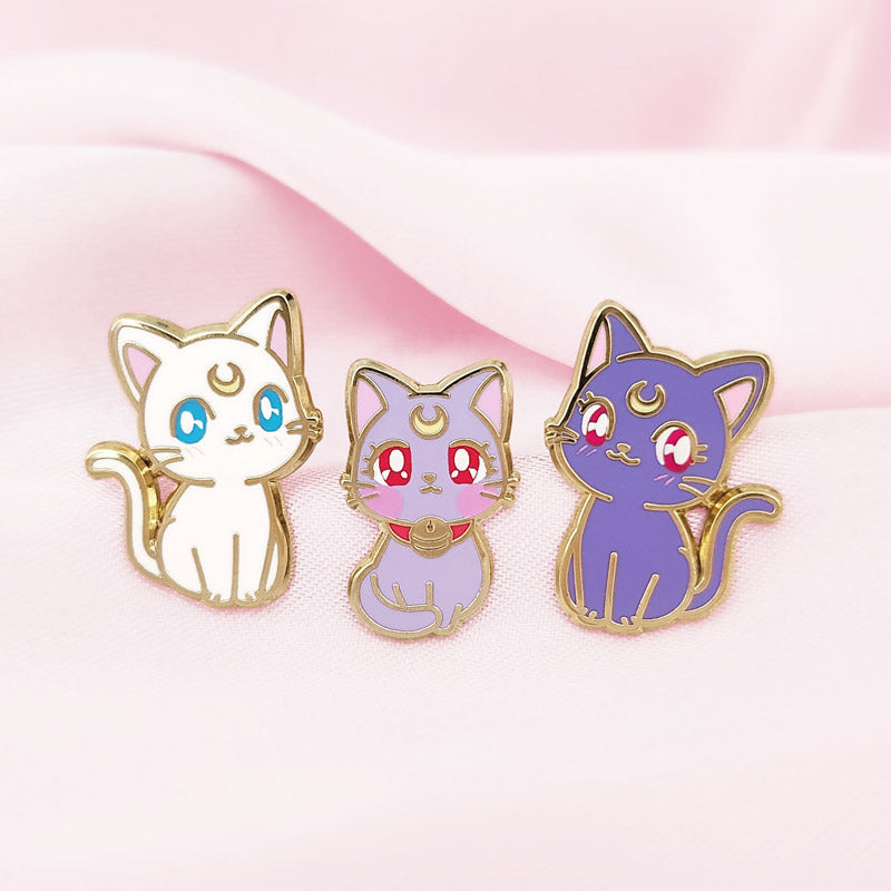 Moon Cat Filler Pins