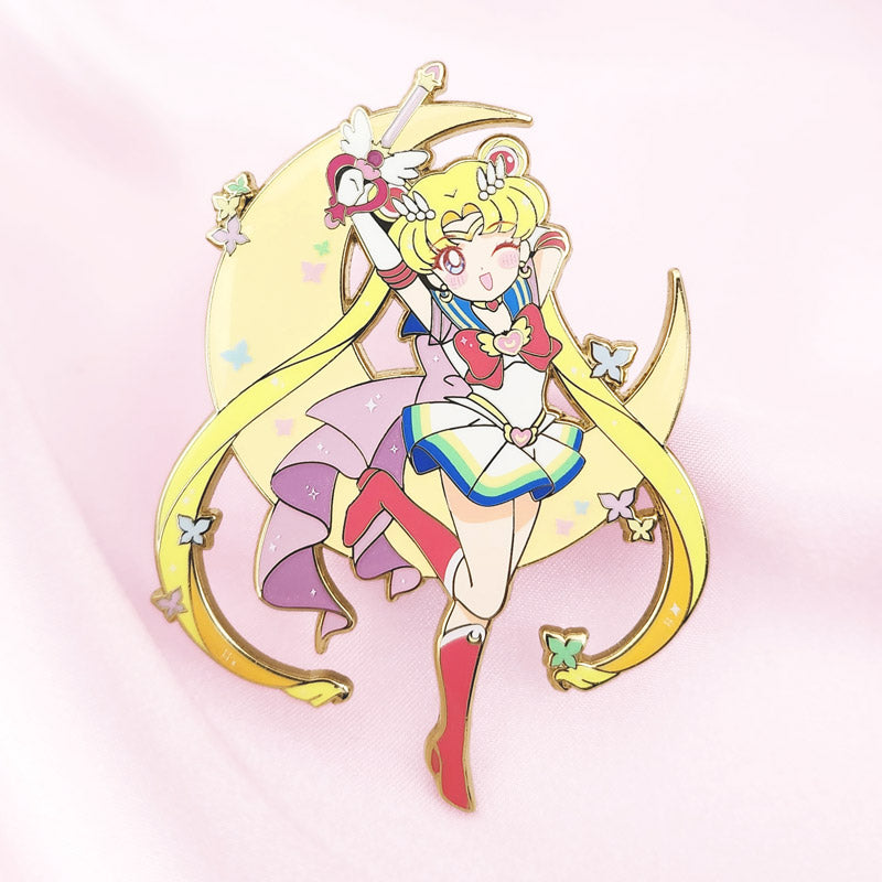 Super Moon Soldier LUXE Pin