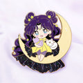 Moon Cat Family Pin