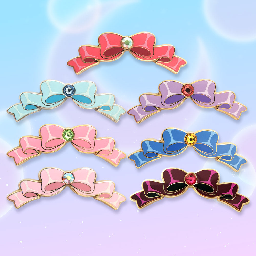 Crystal Bow Filler Pins