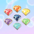 Rainbow Crystal Filler Pins