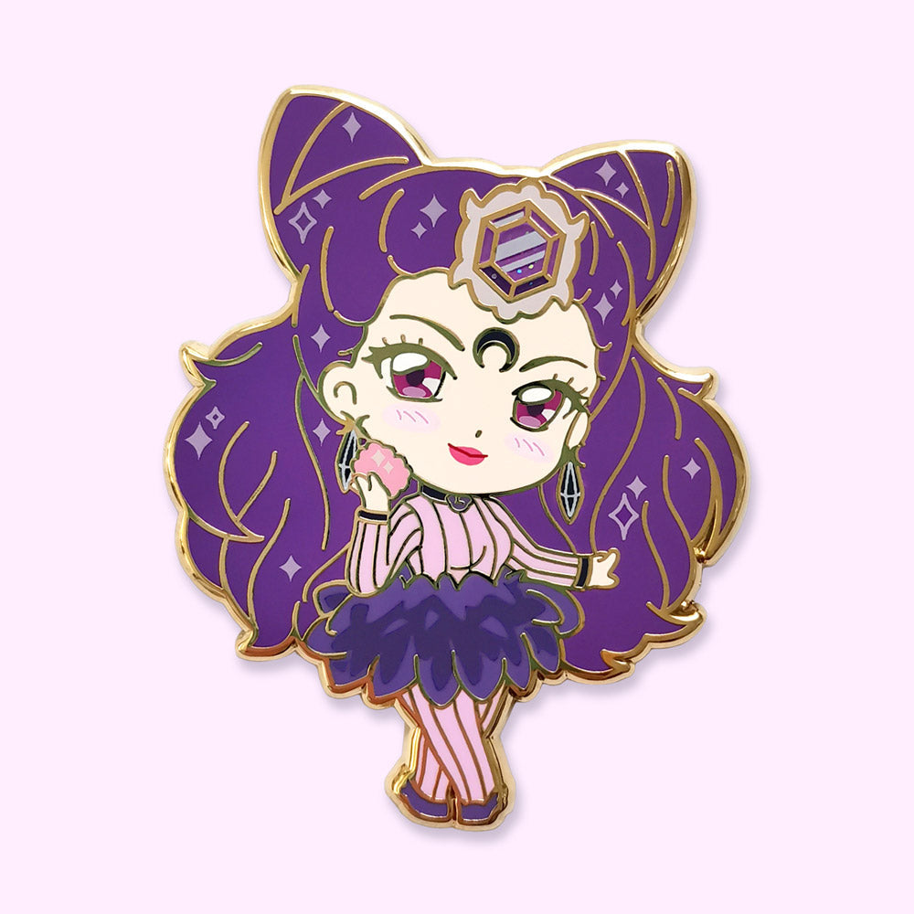 Cat Sister Enamel Pin