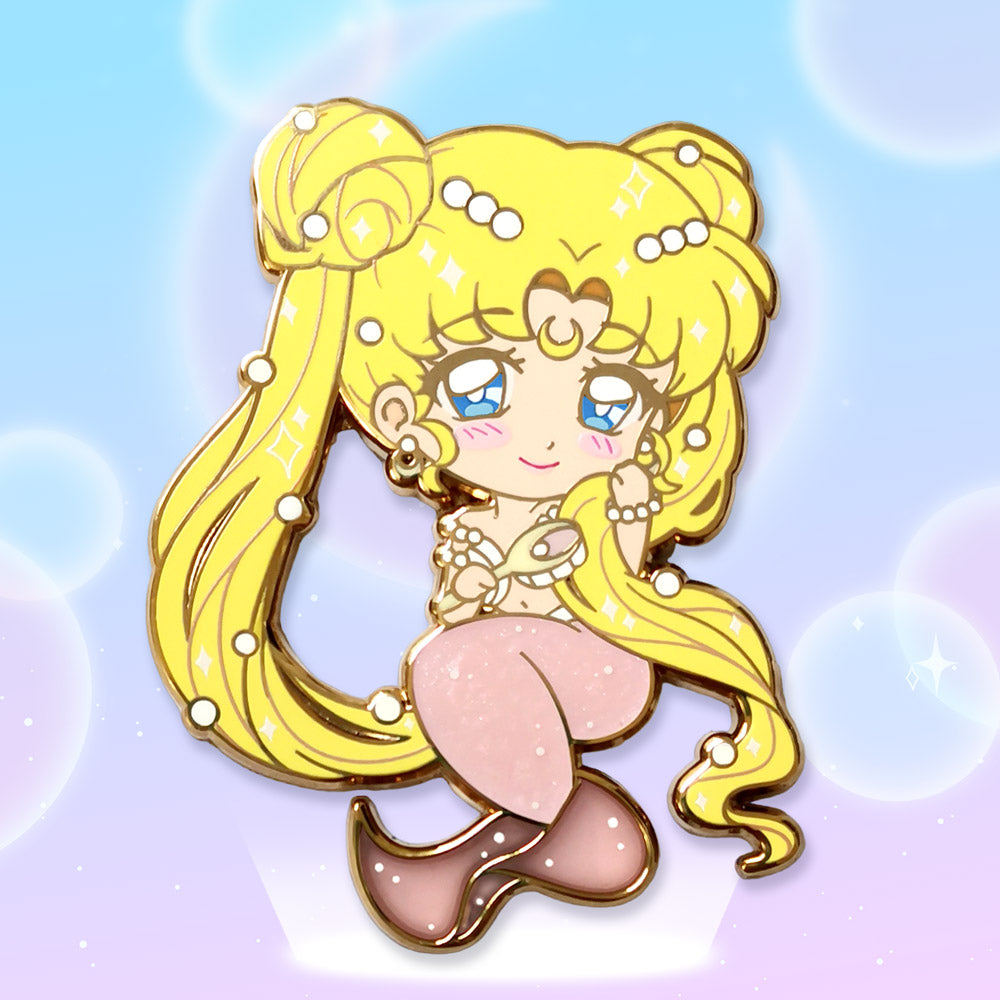 Mermaid Moon Enamel Pin