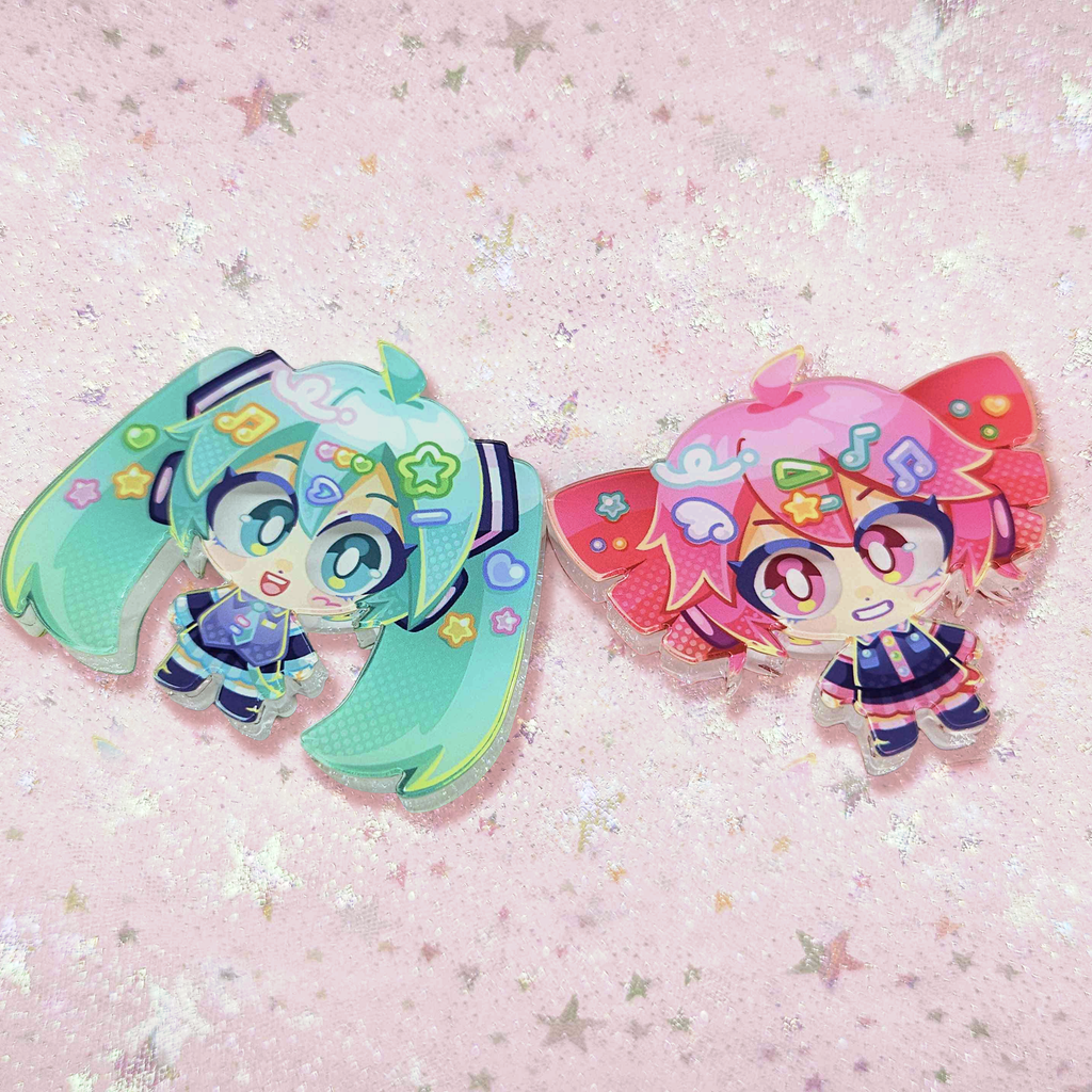 Vocaloid Eye Tracking Standees - Hatsune Miku Kasane Teto