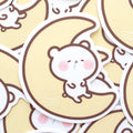 Sleepy Bear Vinyl Sticker