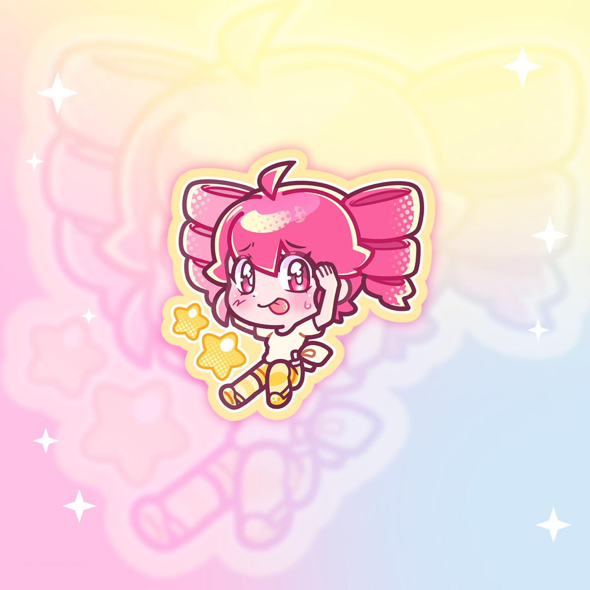 Vocaloid Stickers - Kasane Teto Hatsune Miku Adachi Rei Kasane Ted
