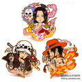 Devil Fruit Trio Enamel Pins