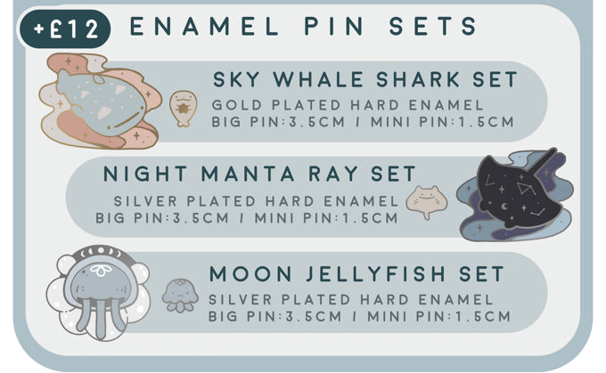 Enamel Pin Set