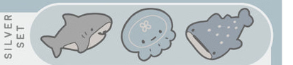 Mini Pin Set (silver)
