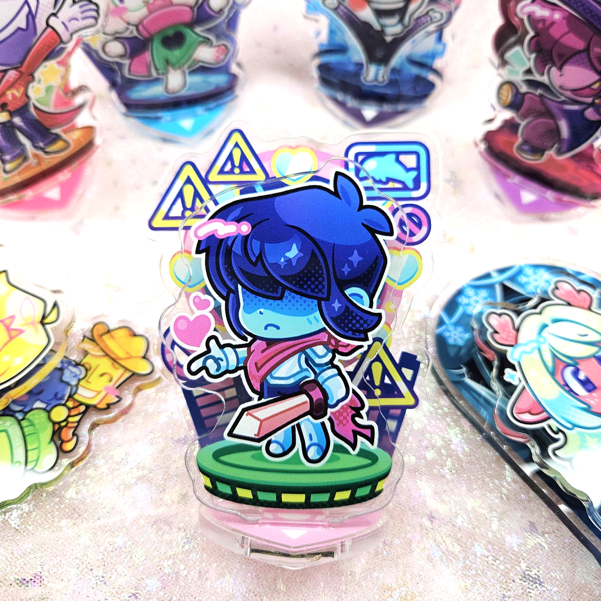 Deltarune Standees - Kris Susie Ralsei Noelle Tenna Spamton Flowery