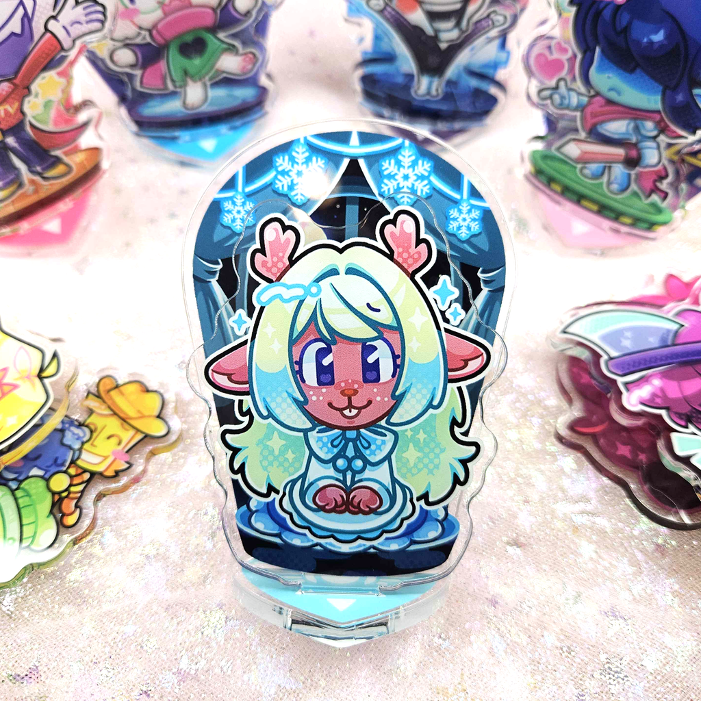 Deltarune Standees - Kris Susie Ralsei Noelle Tenna Spamton Flowery