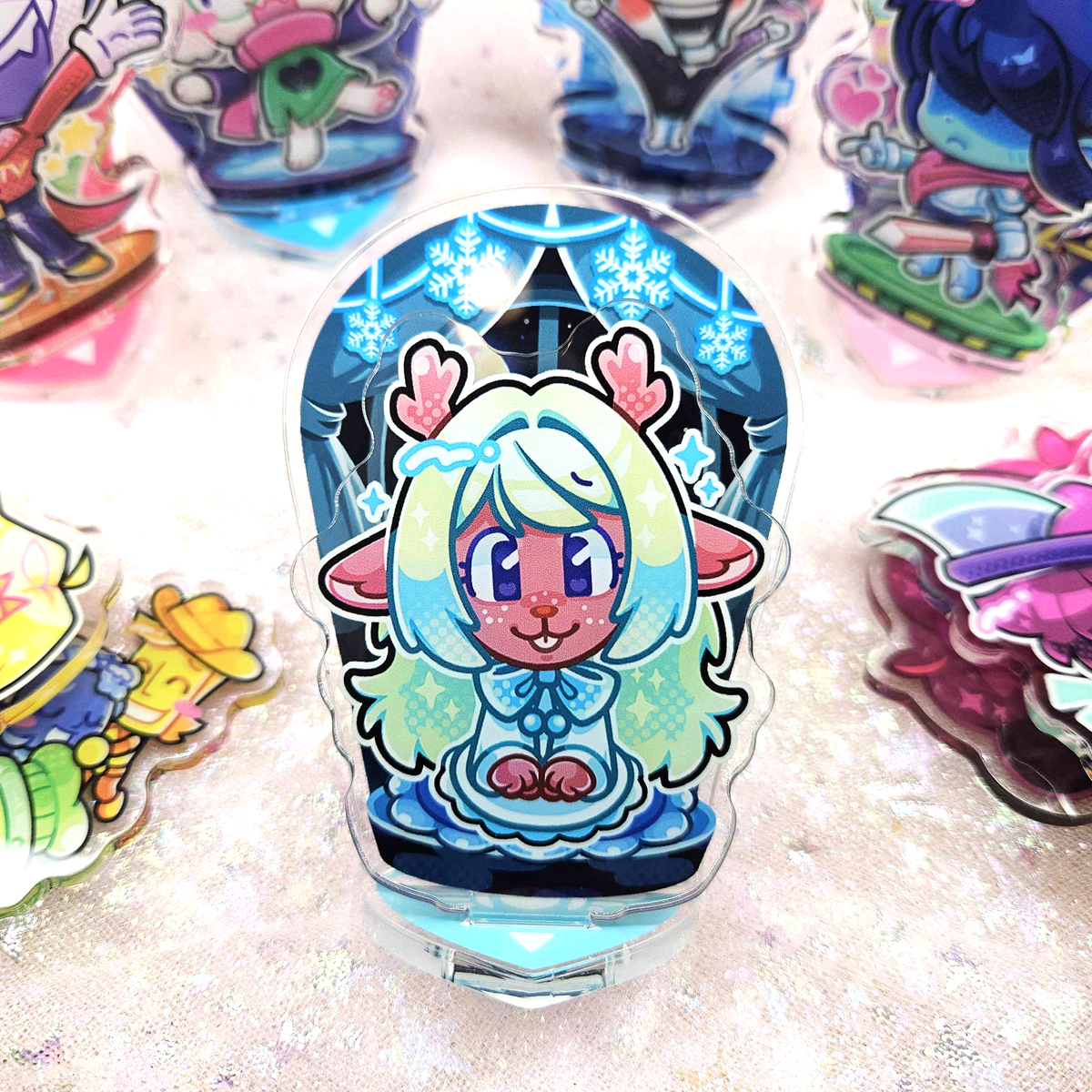 Deltarune Standees - Kris Susie Ralsei Noelle Tenna Spamton Flowery