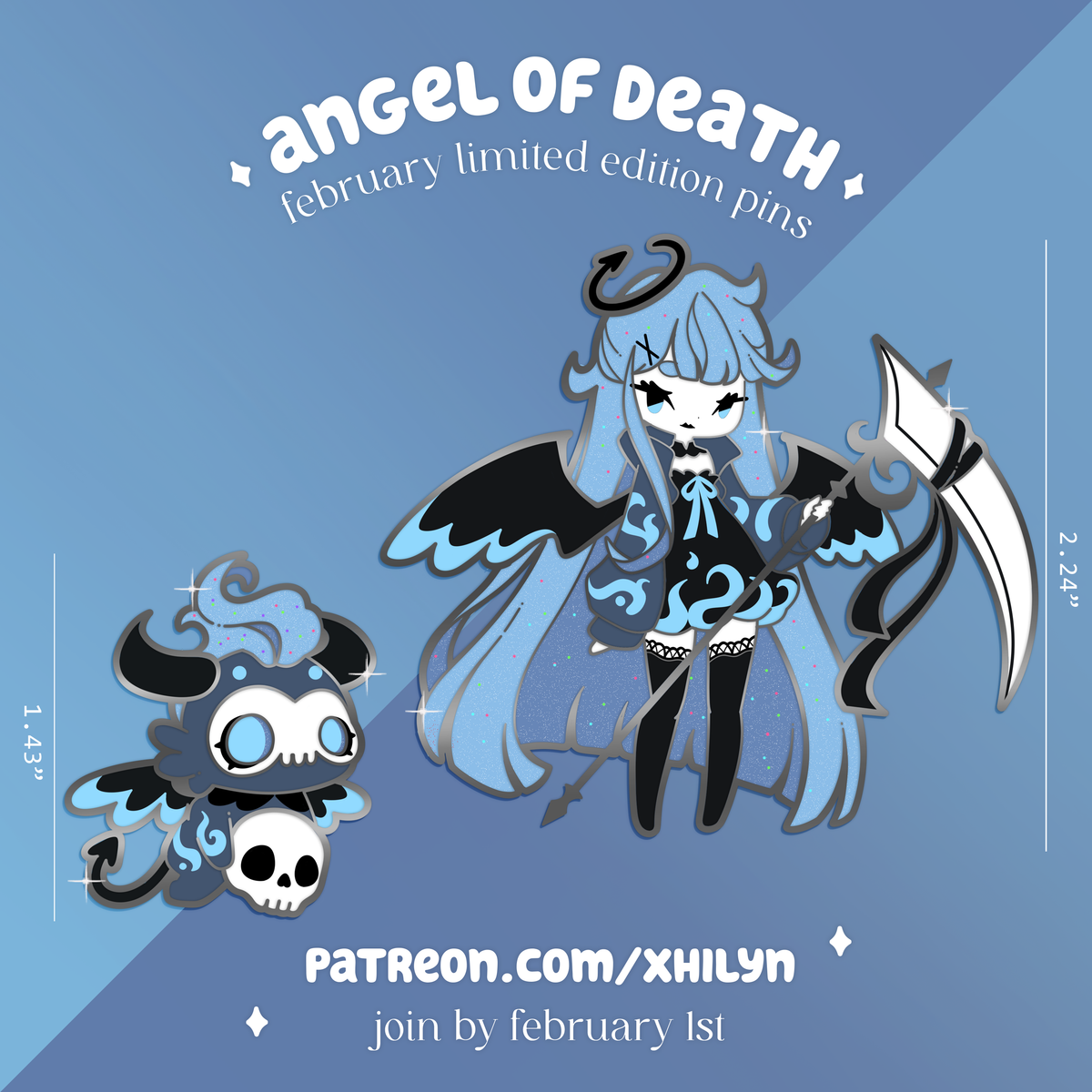 Angel of Death Pins - Feb 2024