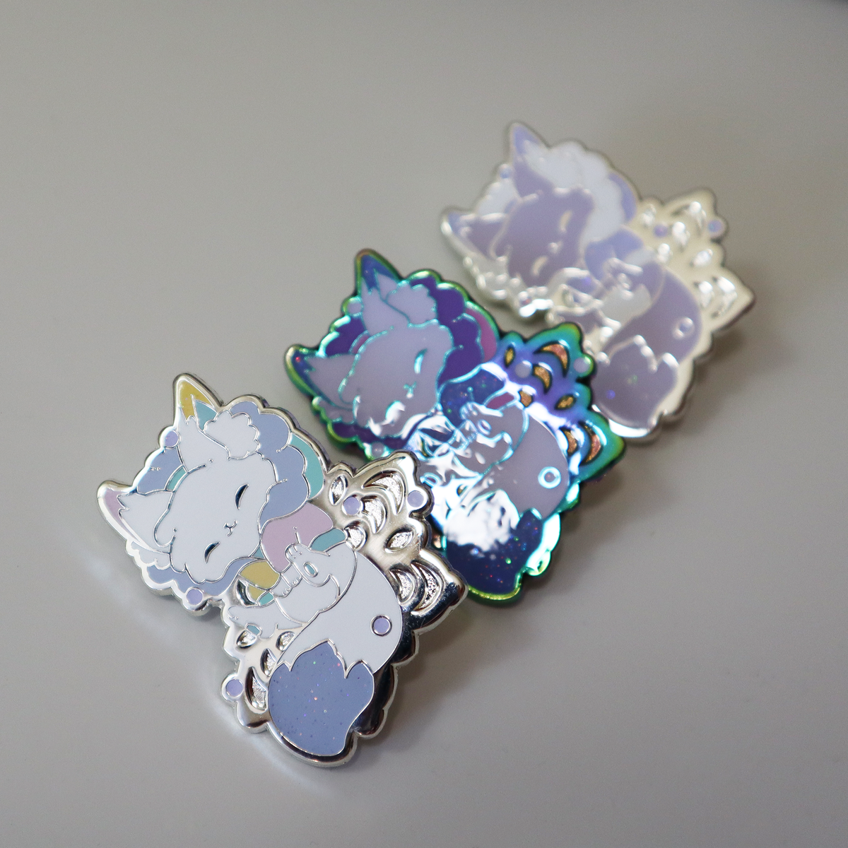 Pastel/Color Block Snow Fox ~ Limited Edition Recolor