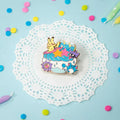 Pocket Puff Surf Enamel Pin
