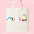 Anxious Sushi Chii Canvas Tote Bag