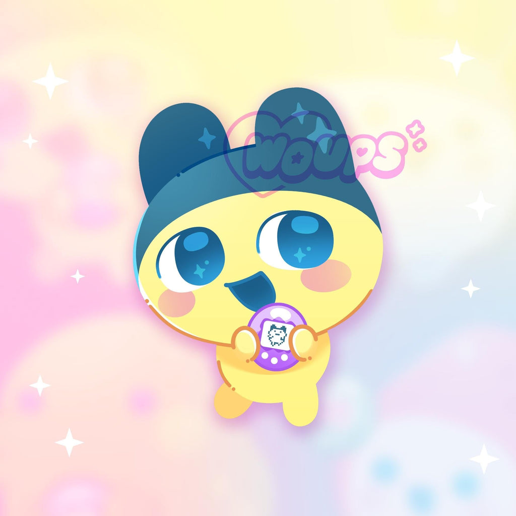 Tamagotchi Stickers - Mametchi Mimitchi Kuchipatchi Ichigotchi