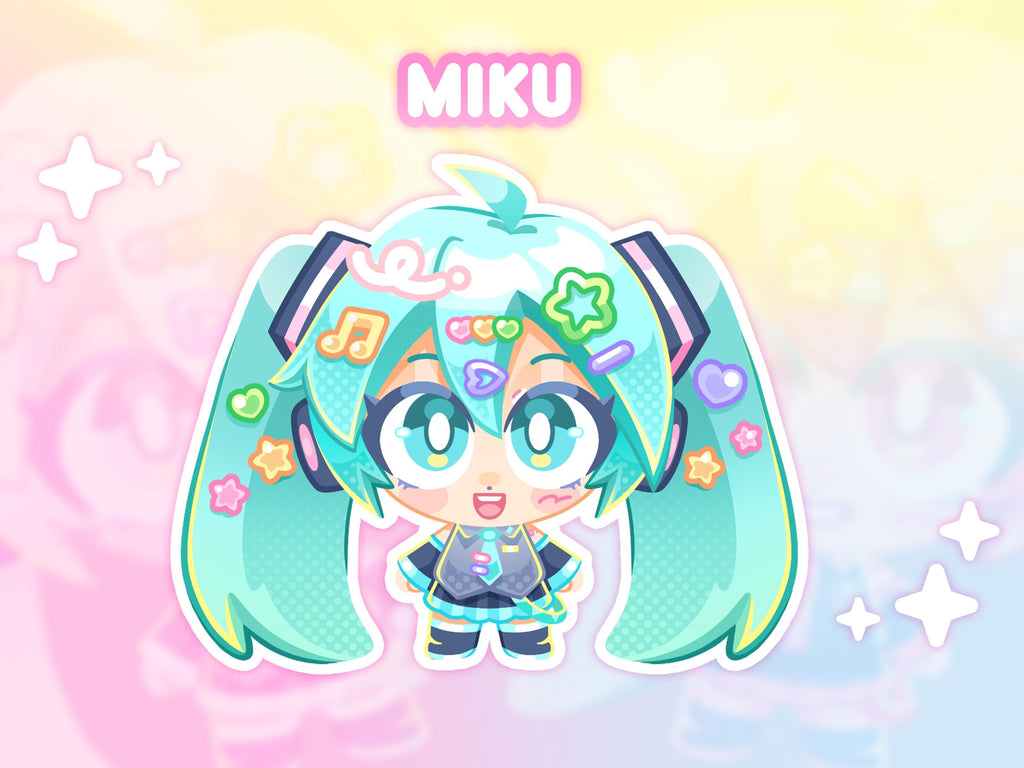 Vocaloid Eye Tracking Standees - Hatsune Miku Kasane Teto