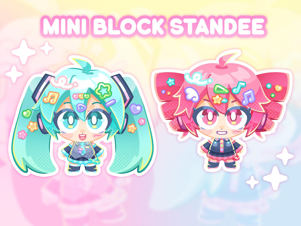 Vocaloid Eye Tracking Standees - Hatsune Miku Kasane Teto