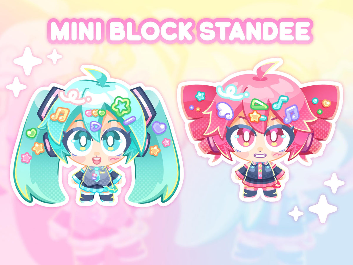 Vocaloid Eye Tracking Standees - Hatsune Miku Kasane Teto