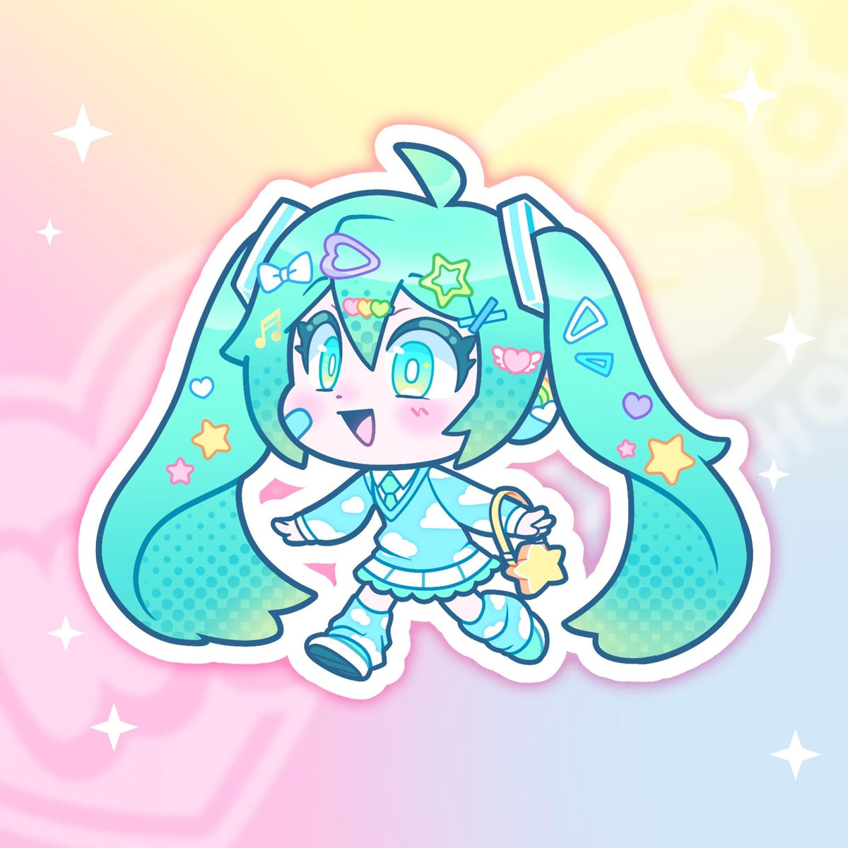 Vocaloid Stickers - Decora Miku & Teto