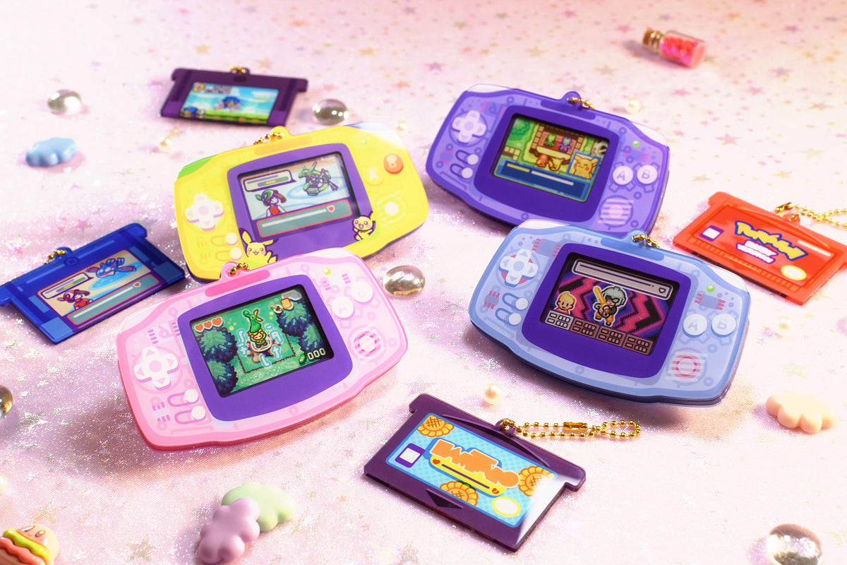 Customizable Gameboy Advance Keychains - Pkmn Sonic Zelda Hamtaro