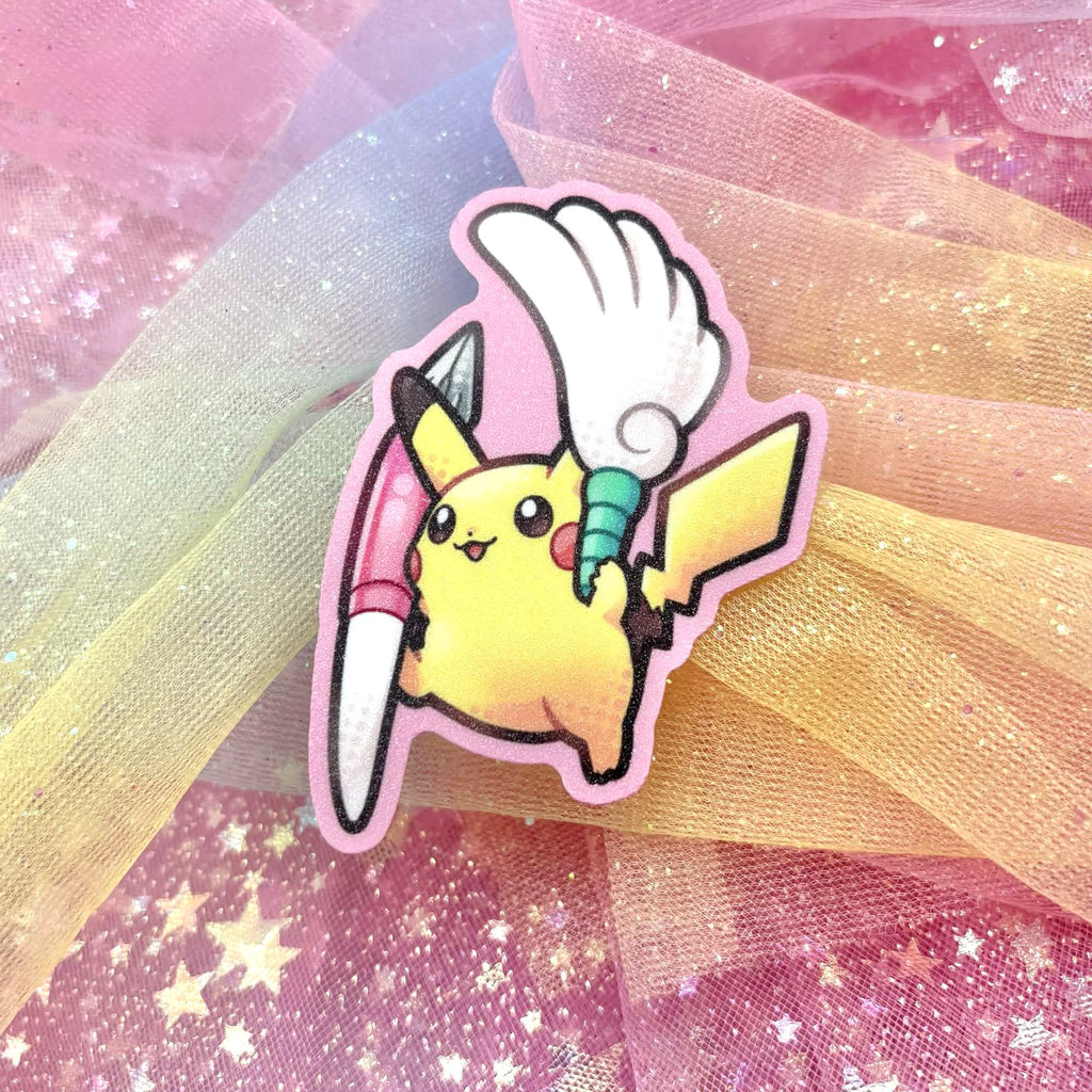 Pkmn Sticker - Pikachu Illustrator