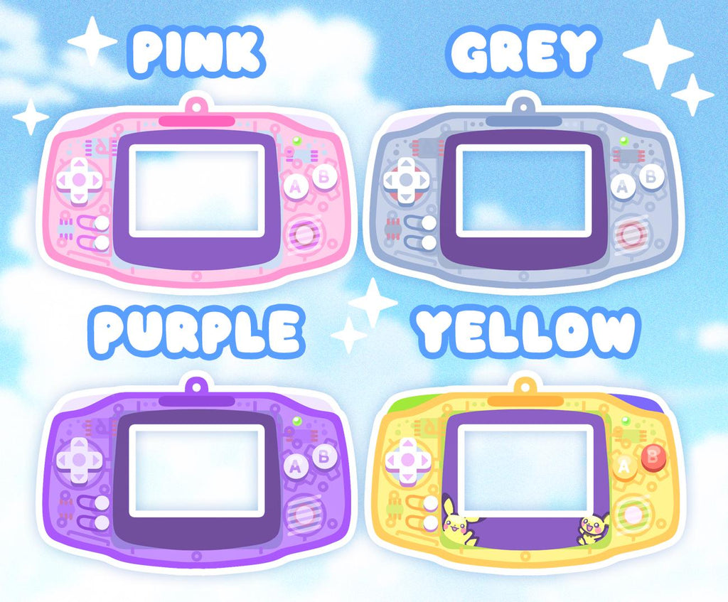 Customizable Gameboy Advance Keychains - Pkmn Sonic Zelda Hamtaro