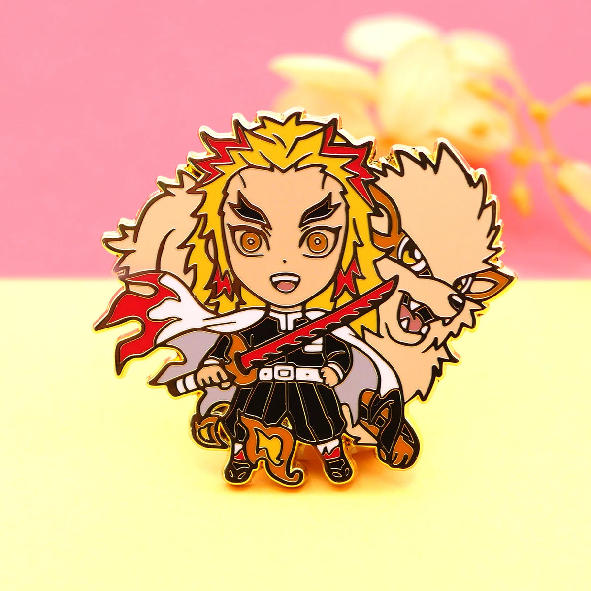 Flame PokeSlayer Enamel Pin