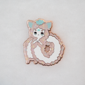 Long Furby Sprinkled Donut Pin