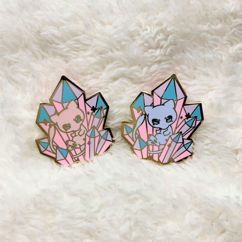Cute Pokemon Mew Enamel Pins