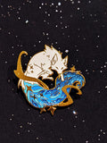 Celestial Constellations - Fenrir Wolf - Hard Enamel Pin | Gold Plated | Cute Gift | Pin Collectors | Original Art