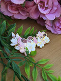 Love You Cherry Much - Hard Enamel Pin (sparrows and cherry blossoms)