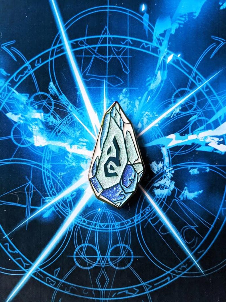 Arcane - Acceleration Rune Enamel Pin | Hextech | Jayce | Viktor | Jayvik | Collectors Pin | Rainbow Plating | geek accessories