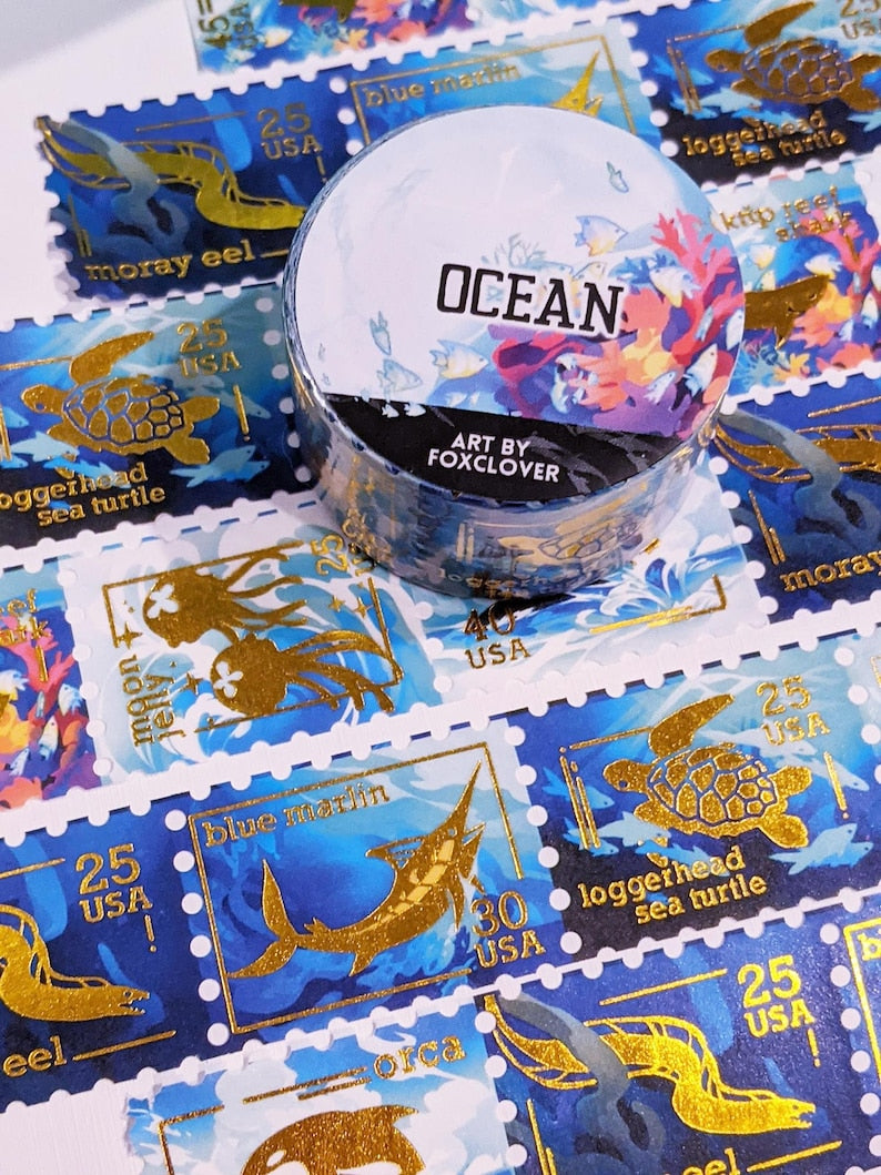 Underwater Creature Washi Tape | scrapbooking material | journaling material