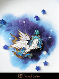 Pegasus - Celestial Constellations - Hard Enamel Pin | Gold Plated | Cute Gift | Pin Collectors | Original Art
