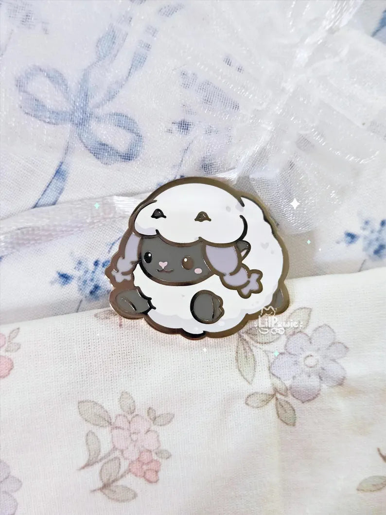 Wooloo 1.2'' Gold-plated Hard Enamel Pin Normal-type Sheep mon