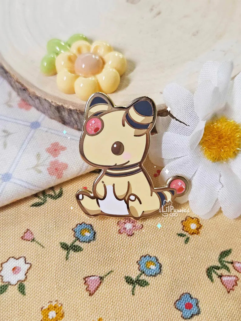 Ampharos 1.2'' Gold-plated Hard Enamel Pin Electric mon