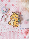 Dragonite 1.2'' Gold-plated Hard Enamel Pin Dragon mon