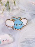 Swablu 1.4'' Gold-plated Hard Enamel Pin Flying Bird mon