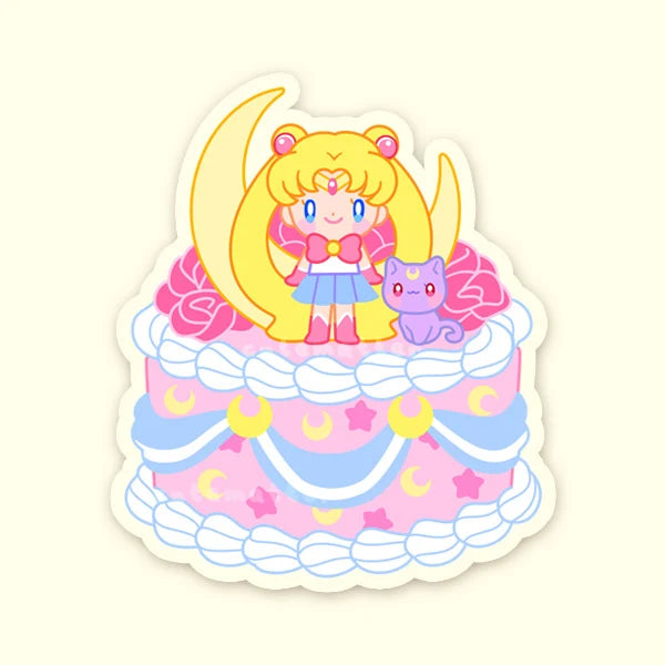Single Die-cut Stickers - Happy Bday Moonie!