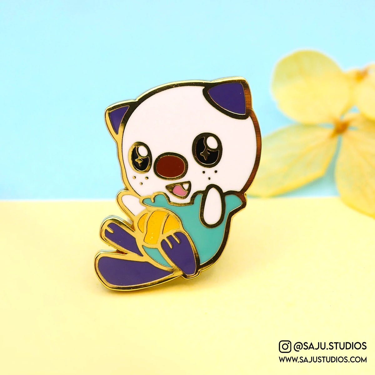 Water Otter Enamel Pin