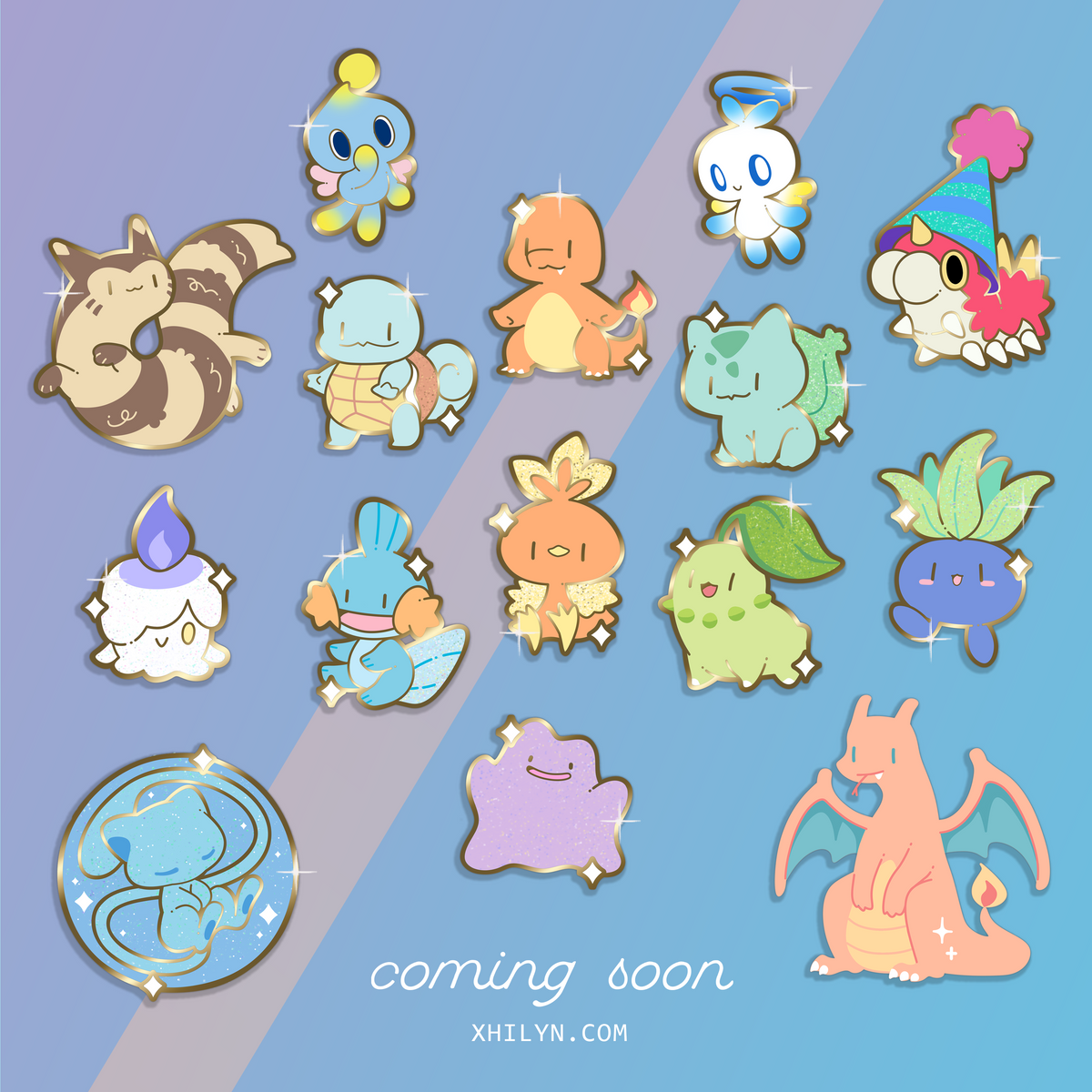 Party Hat Wurmple Pin