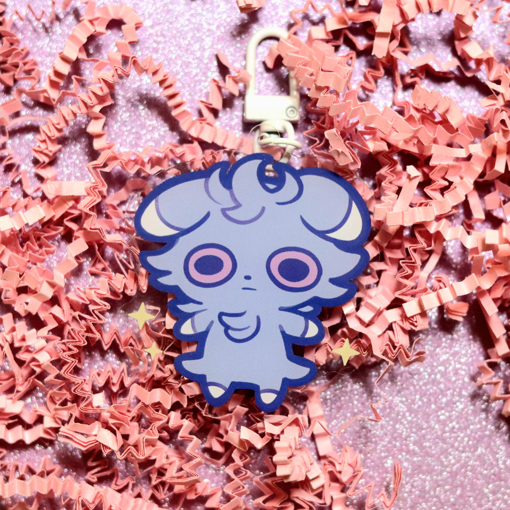 Pocket Psy Cat Acrylic Keychain