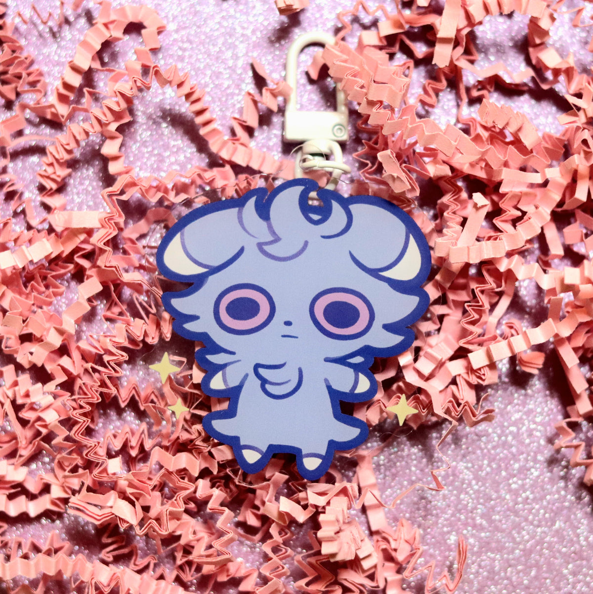 Pocket Psy Cat Acrylic Keychain