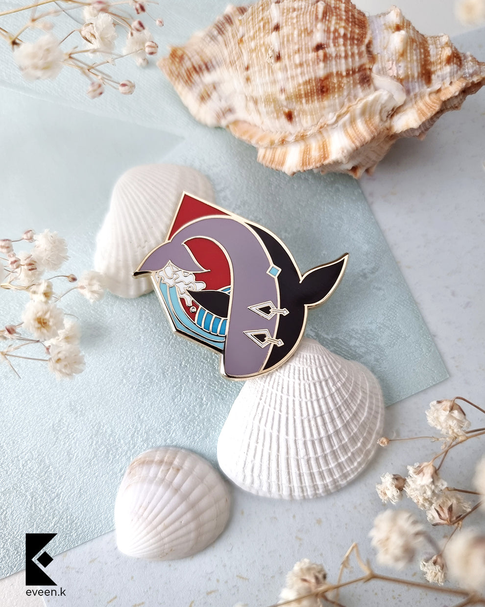 Childe Genshin Emblem Enamel Pin