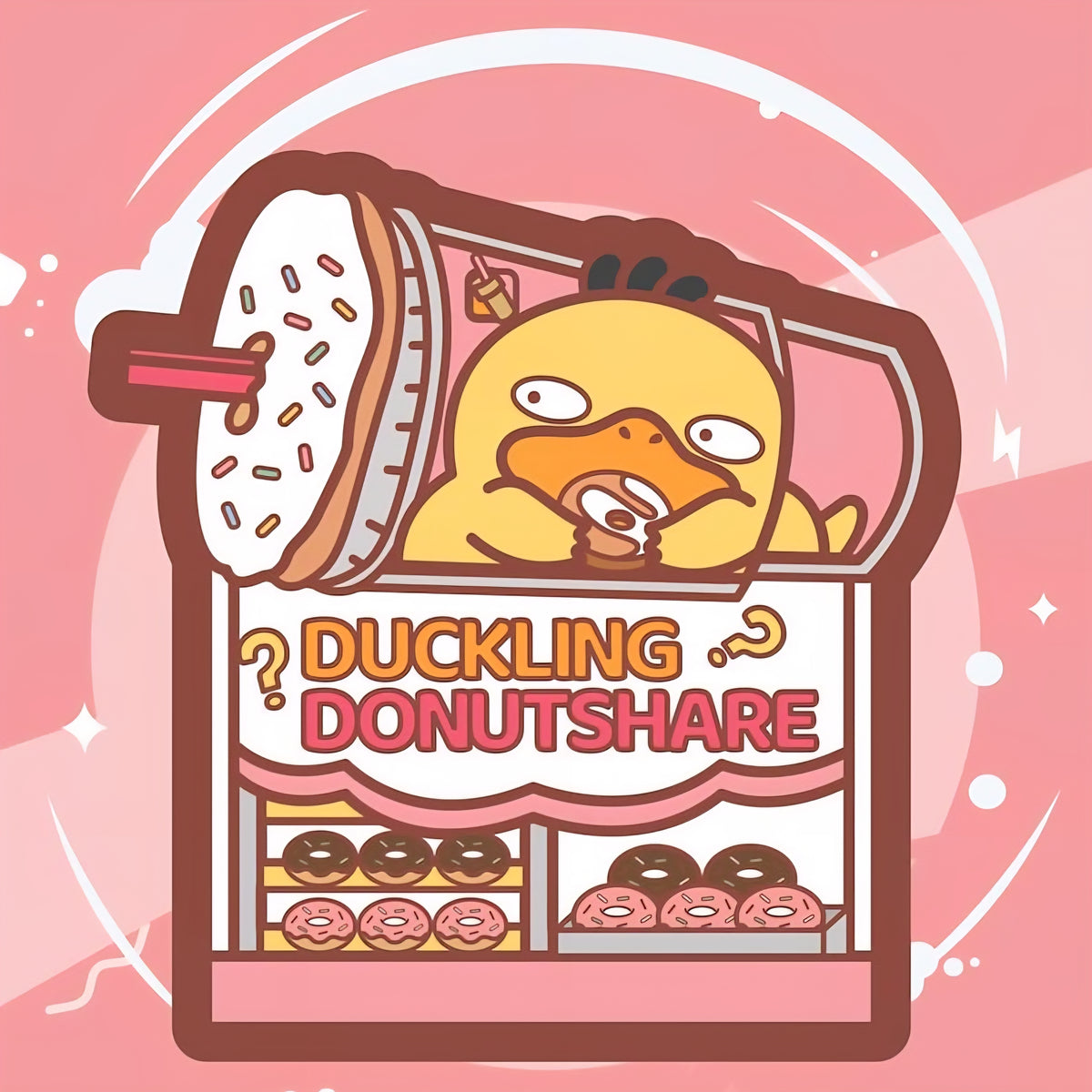 Pocket Duck Storefront Tarot Pin