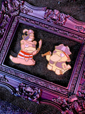 Pirate Slowpoke and Psyduck Enamel Pins