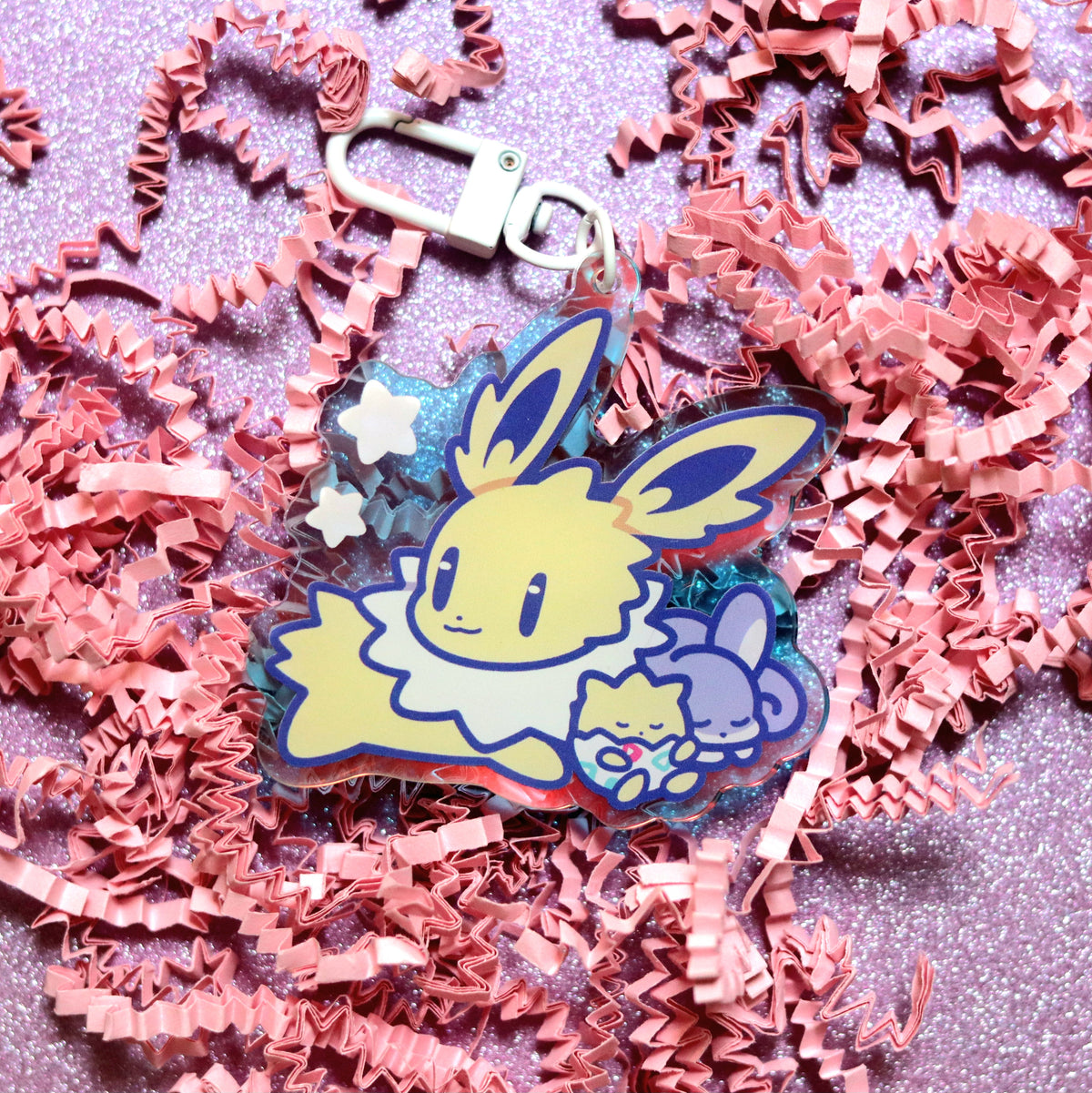 Pocket Sleepy Friends Acrylic Keychain