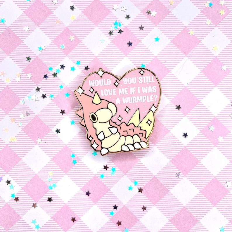 Wurmple Love Enamel Pin